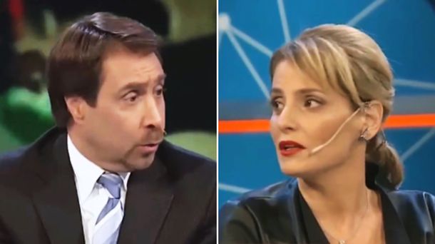 Feinmann y Manguel se cruzaron al aire