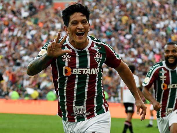 Germán Cano sigue on fire: hat-trick en la victoria de Fluminense ante San Pablo