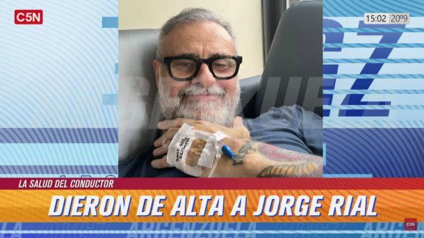Dieron de alta a Jorge Rial