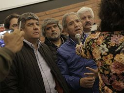 Camioneros y bancarios preparan movilizaciones contra la Reforma Laboral. Foto Twitter @SergioOPalazzo. Camioneros y bancarios preparan movilizaciones contra la Reforma Laboral. Foto Twitter @SergioOPalazzo.