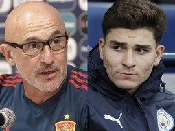 El DT de la Selección de España reveló por qué votó a Julián Álvarez en The Best