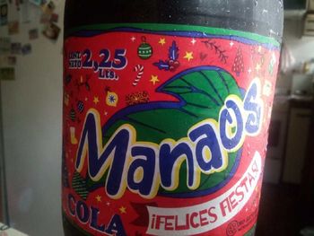La Manaos que será retirada del mercado tiene la leyenda ¡Felices fiestas! en su etiqueta