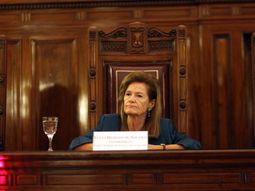 La ministra de la Corte, Elena Highton de Nolasco. La ministra de la Corte, Elena Highton de Nolasco.