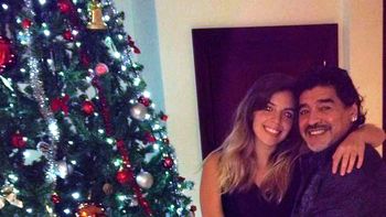 Dalma y Diego juntos en Dubai Dalma y Diego juntos en Dubai