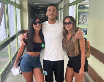 El último posteo del hincha de Racing atacado en Brasil: cómo está