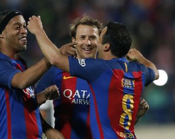 Ronaldinho jugó entre 2003 y 2008 en el Barcelona