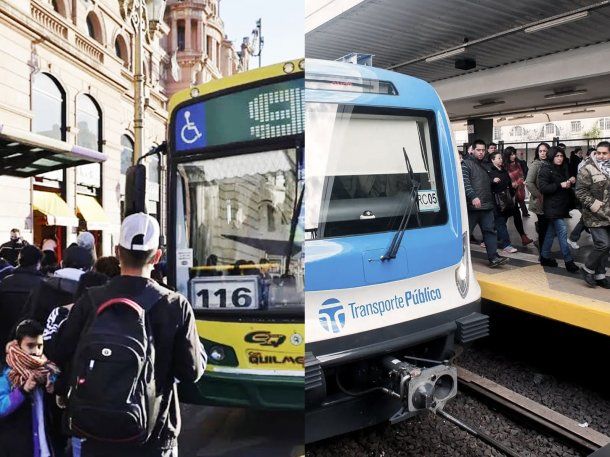 Los colectivos y trenes aumentarán un 40% en diciembre