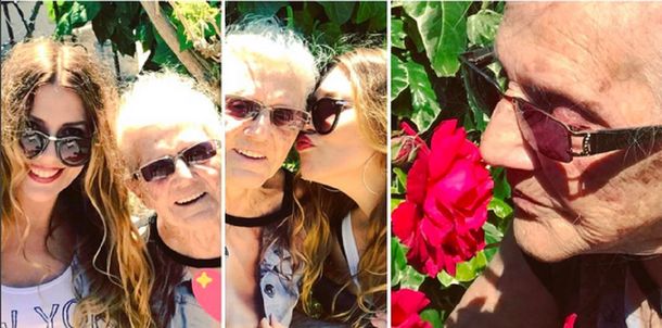 El dolor de Mónica Ayos por la muerte de su abuela