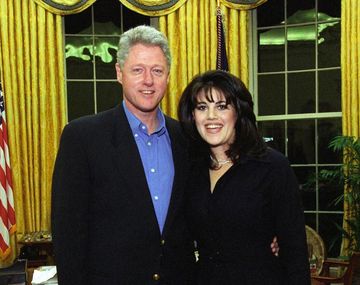 Bill Clinton, ex presidente de los Estados Unidos y Mónica Lewinsky