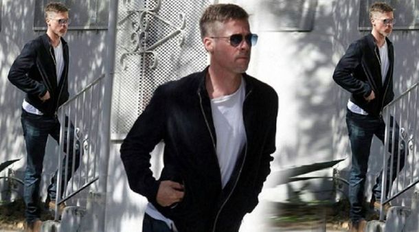 Brad Pitt se mostró muy flaco