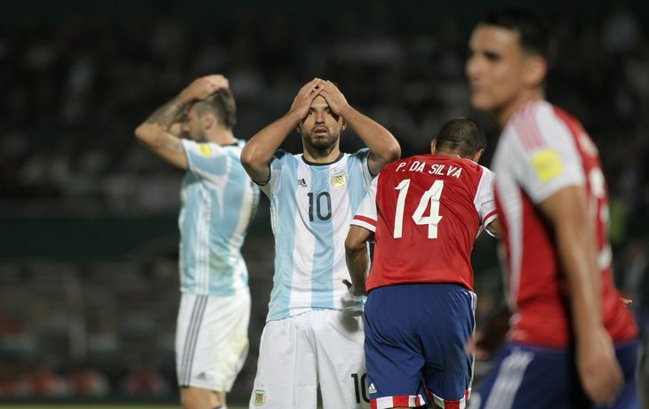 El Kun Agüero se toma la cabeza tras la derrota de Argentina ante Paraguay por las Eliminatorias para Rusia 2018