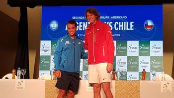 se sorteo el clasico de la copa davis: asi se jugara la serie entre argentina y chile