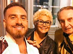 Fede Bal junto a Carmen Barbieri y Santiago Bal. Fede Bal junto a Carmen Barbieri y Santiago Bal.