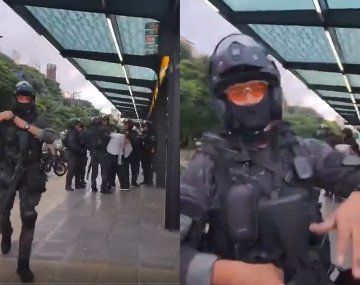 Video: denuncian la detención de un militante tras registrar un operativo en Congreso