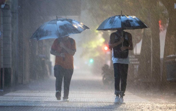 Lluvias en el AMBA.