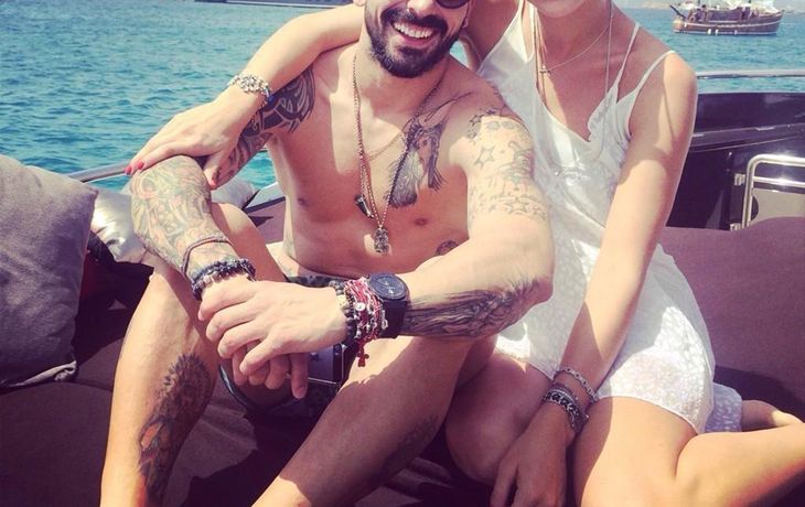 El día de furia de la novia del Pocho Lavezzi: chocó y casi atropella a un cronista