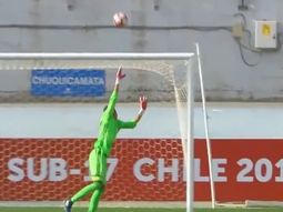 El arquero cafetero se esforzó, pero fue en vano El arquero cafetero se esforzó, pero fue en vano