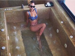 A esta famosa cantante le gusta relajarse
