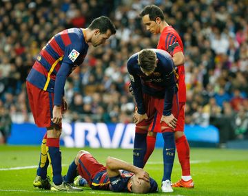 Tranquilidad: confirmaron que Mascherano no tiene una lesión muscular