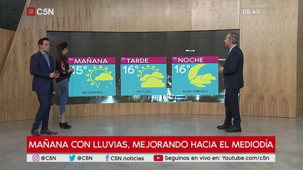 Pronostico del tiempo del lunes 10 de septiembre de 2018