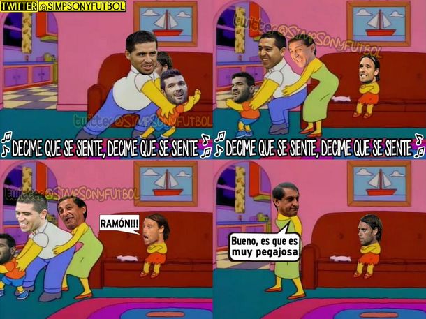 Los Simpson y el Fútbol, la cuenta furor entre los hinchas en Twitter
