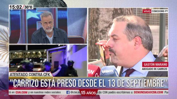 Uno de los imputados por el atentado a Cristina Kirchner dijo que los mensajes eran bromas