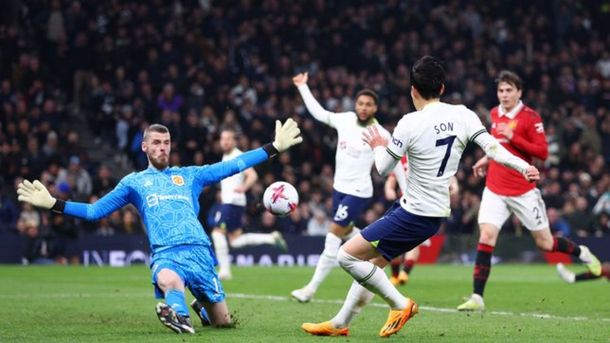 Tottenham reaccionó y levantó un 0-2 ante el Manchester United