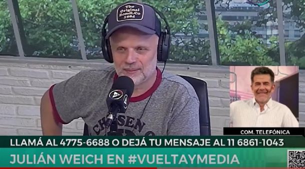 El desubicado comentario de Julián Weich sobre Bruce Willis, que dejó a Sebastián Wainraich sin palabras