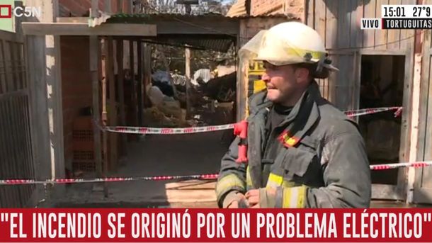 Explosión en un depósito de garrafas de Tortuguitas: cuatro bomberos heridos