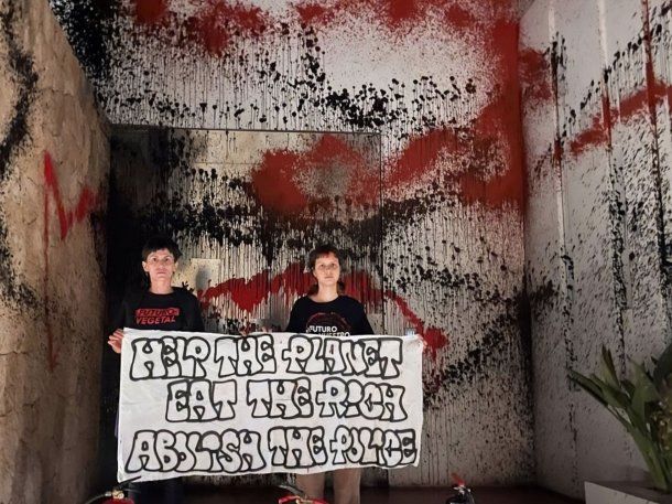 Vandalismo en una casa de Lionel Messi