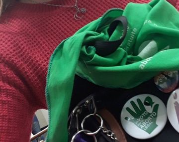 Pañuelo de la Campaña por el Aborto Legal, Seguro y Gratuito - Imagen ilustrativa