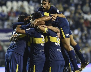 El festejo de Boca