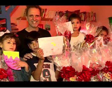 C5N entregó huevos de Pascua a un hogar y dos comedores