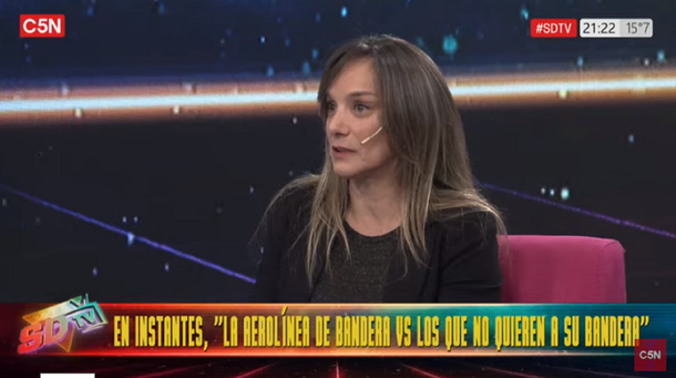 Malena Galmarini en Sobredosis de TV: En 2001 Patricia Bullrich se llevó todo puesto