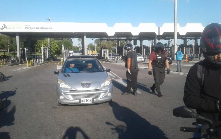 Importantes controles de tr&aacute;nsito de Polic&iacute;a de la Ciudad ante el aislamiento por coronavirus