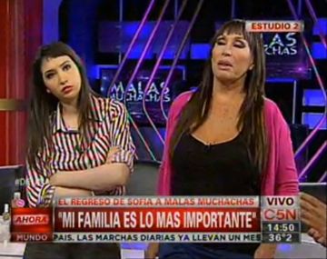 Sofía se reconcilió con Moria y vuelve a la TV