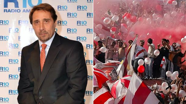 Un hincha de River desafió a Eduardo Feinmann al aire
