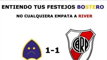 river se burla de boca por el festejo del empate river se burla de boca por el festejo del empate