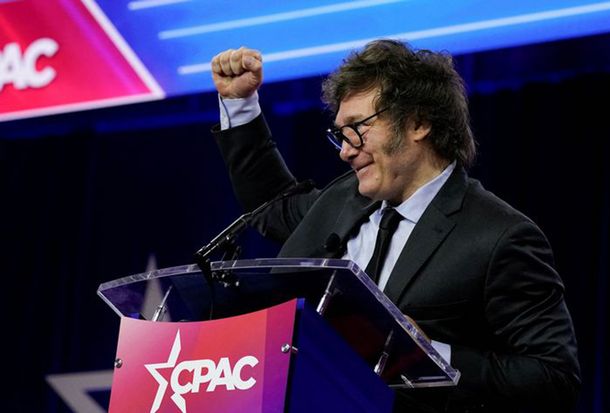 Javier Milei le dio me gusta a un posteo contra Ignacio Torres con un joven con síndrome de Down