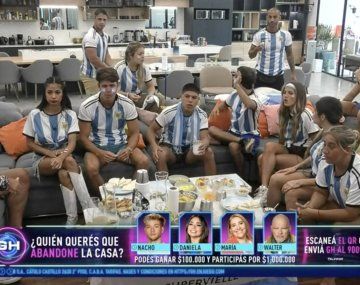 Así se prepararon en Gran Hermano para el partido de Argentina