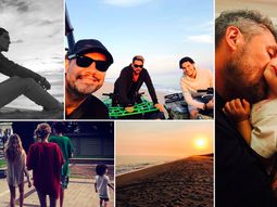 Las vacaciones de Marcelo Tinelli y Guillermina Valdes Las vacaciones de Marcelo Tinelli y Guillermina Valdes