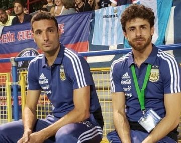 Lionel Scaloni y Pablo Aimar