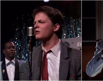 Marty McFly toca Johnny be Goode