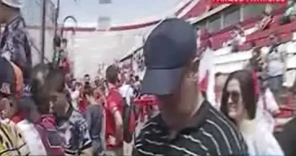 VIDEO: Mirá el banderazo de los hinchas de Huracán en el Tomás Ducó