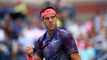 Con el ojo de tigre estuvo Del Potro ante Federer Con el ojo de tigre estuvo Del Potro ante Federer