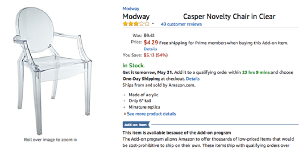 Mirá lo que compró por no haber leído la descripción de un producto en internet