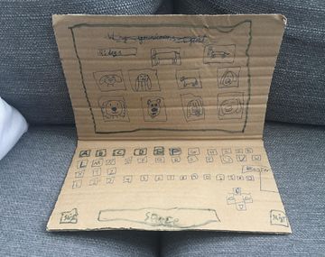 Una nena creó su propia computadora