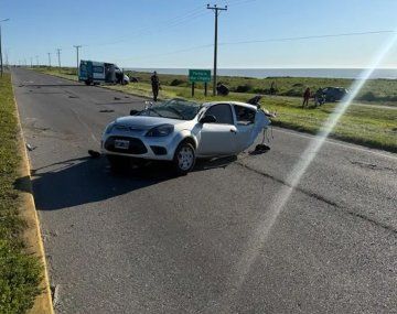 Tragedia en la Ruta 11: un bebé murió por el brutal choque de un auto