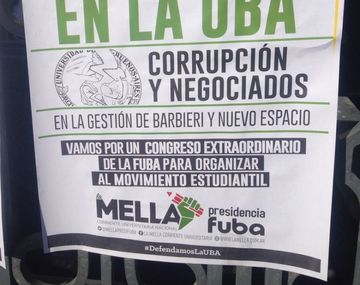 La FUBA se movilizó para reclamar la renuncia de Emiliano Yacobitti