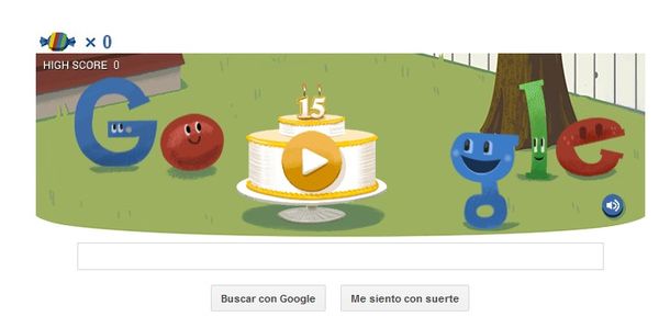 Google celebra sus primeros 15 años de vida